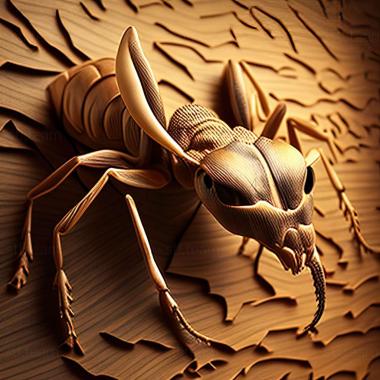 3D модель Camponotus hemichlaena (STL)